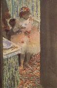 Edgar Degas Dancer at the dressing room France oil painting reproduction